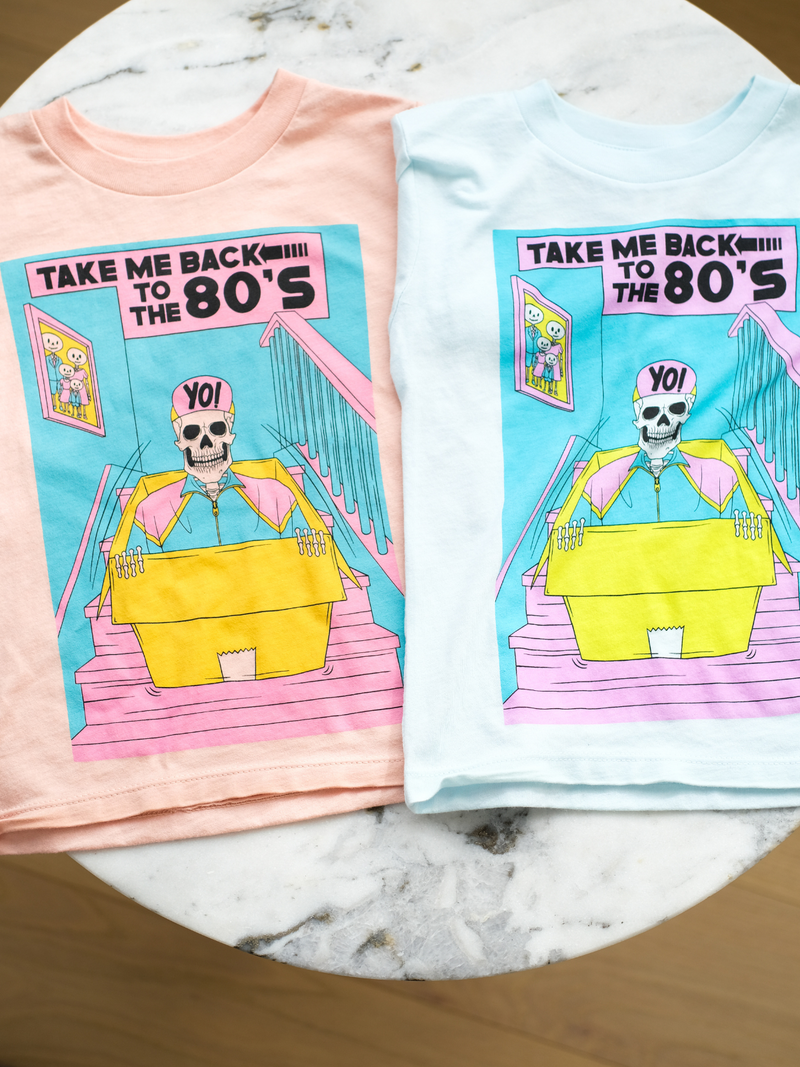 Take Me To The 80's | Kids Graphic Tee-Tees-Ambitious Kids