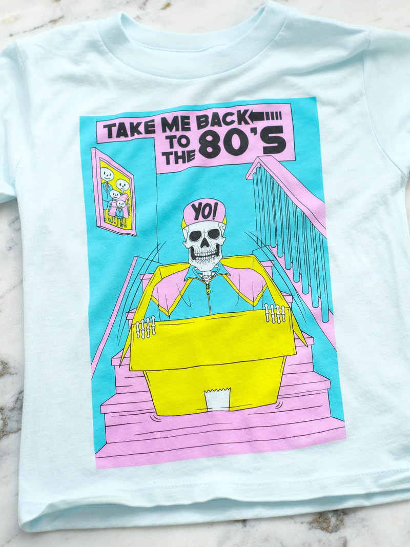 Take Me To The 80's | Kids Graphic Tee-Tees-Ambitious Kids