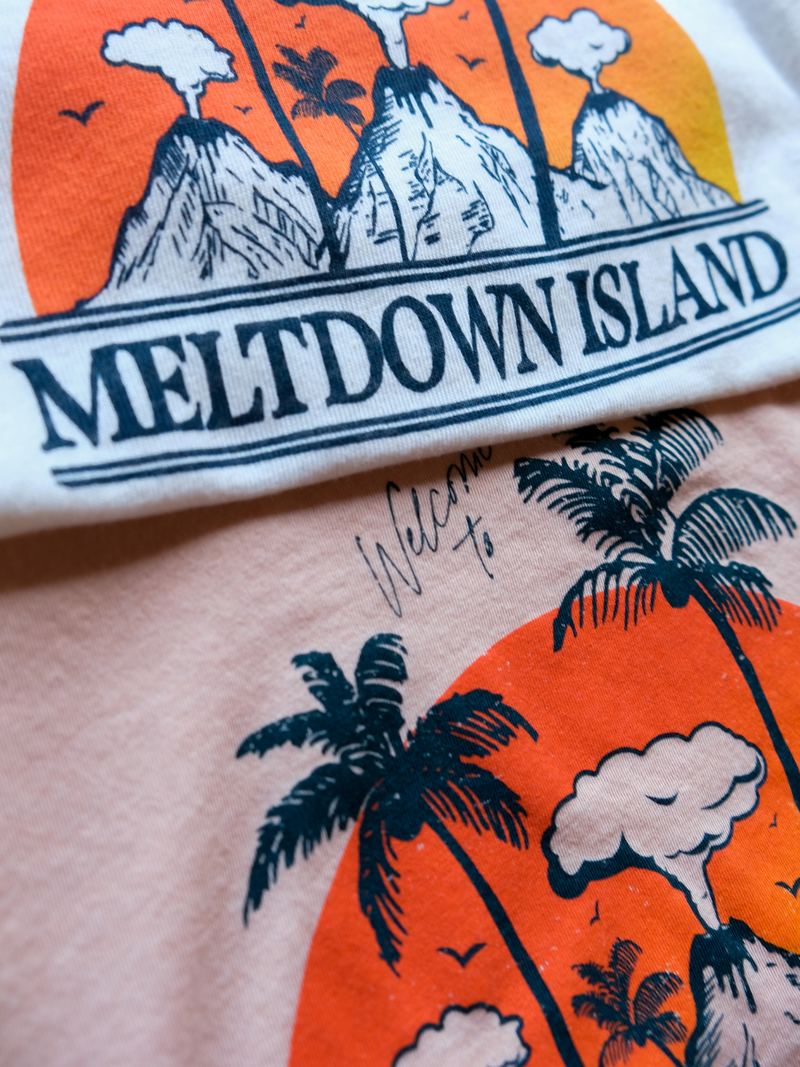 Meltdown Island | Kids GraphicTee | 2 Colors-Tees-Ambitious Kids