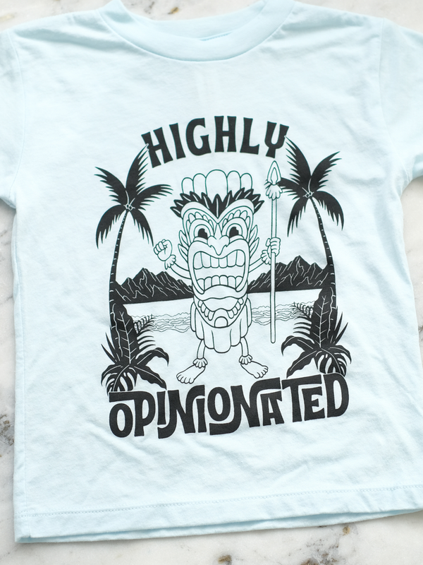 Highly Opinionated | Kids Graphic Tee-Tees-Ambitious Kids