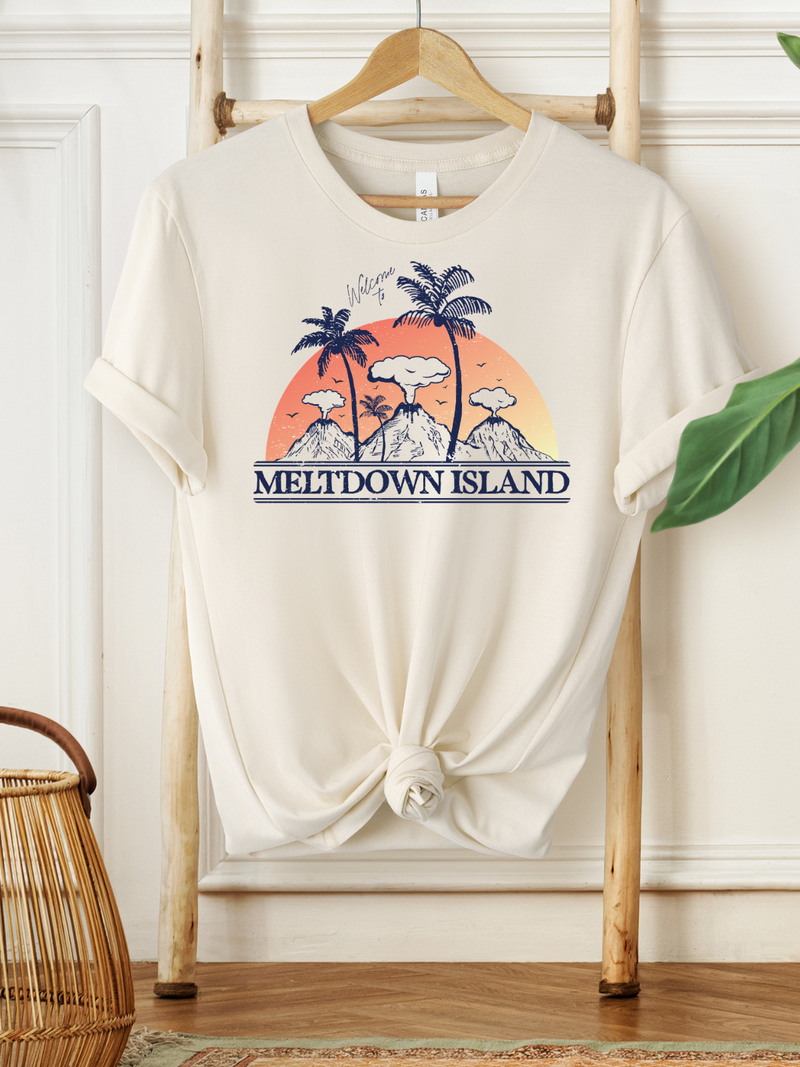Meltdown Island | Adult Graphic Tee-Tees-Ambitious Kids