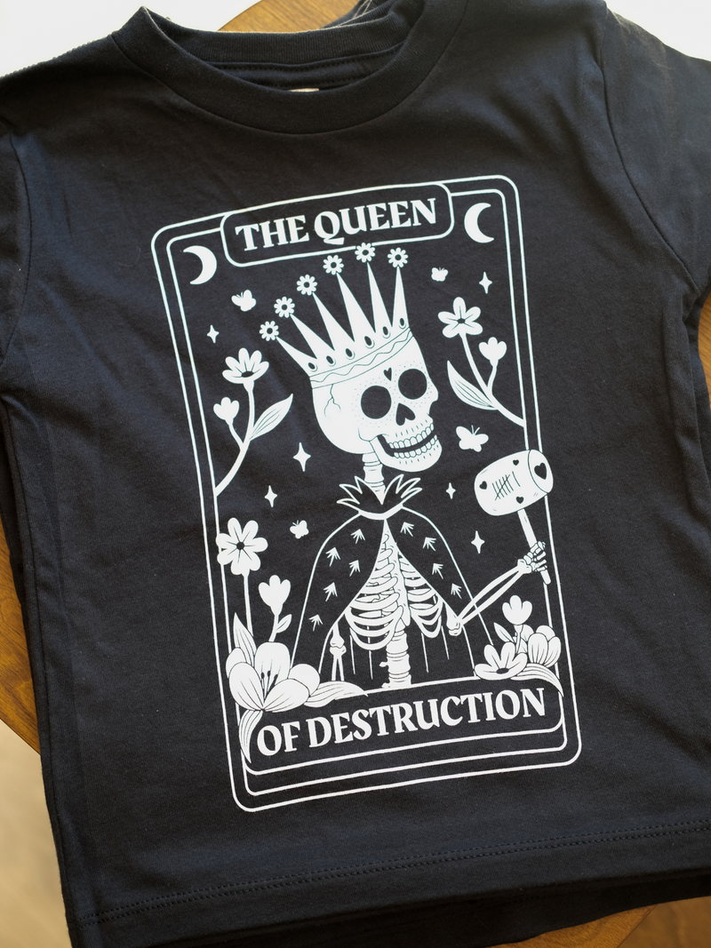 Queen of Destruction | Graphic Tee-Tees-Ambitious Kids