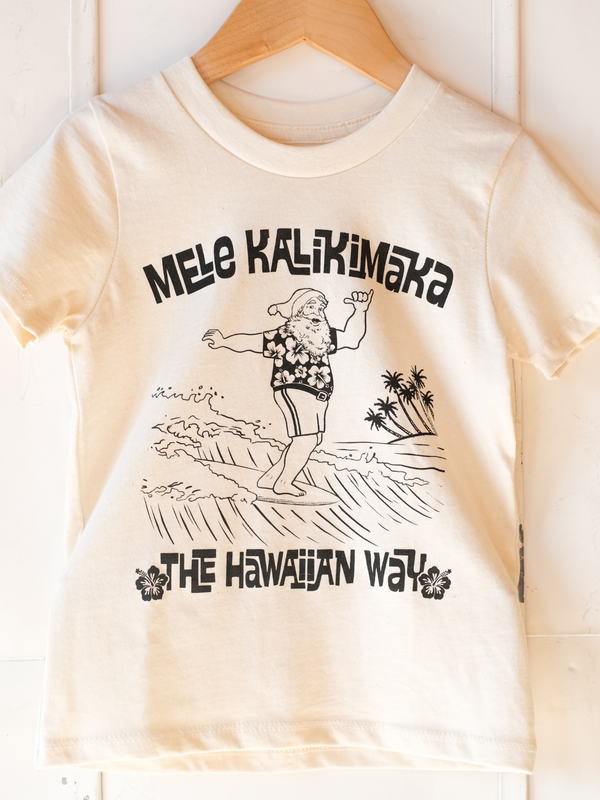 Mele Kalikimaka | Kids Graphic Tee-Ambitious Kids