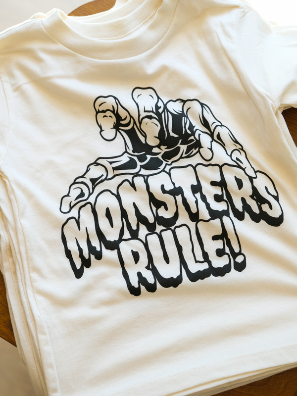 Monsters Rule | Graphic Tee-Tees-Ambitious Kids