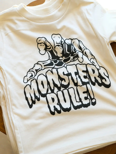 monsters t shirt Monsters Rule | Graphic Tee - Ambitious Kids Adult M