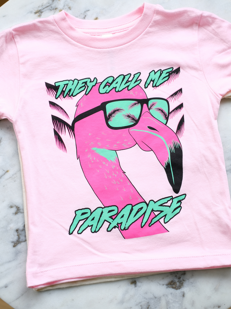 They Call Me Paradise | Kids Graphic Tee-Tees-Ambitious Kids