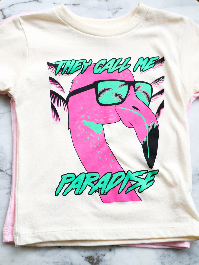 They Call Me Paradise | Kids Graphic Tee-Tees-Ambitious Kids