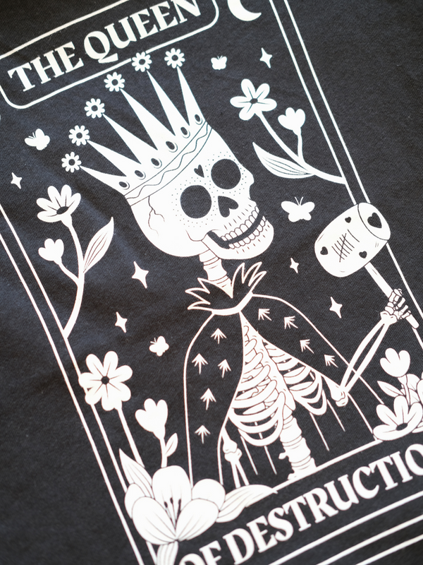 Queen of Destruction | Graphic Tee-Tees-Ambitious Kids