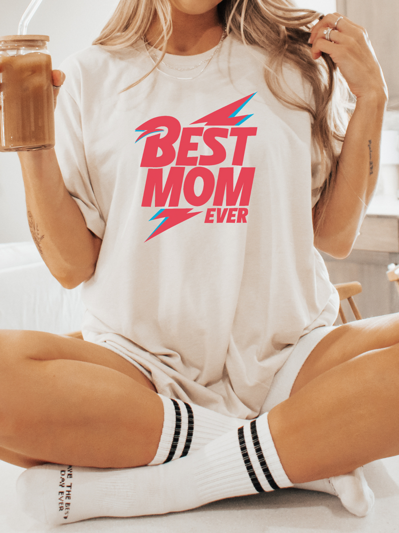 Best Mom Ever | Women's Graphic Tee-Ambitious Kids
