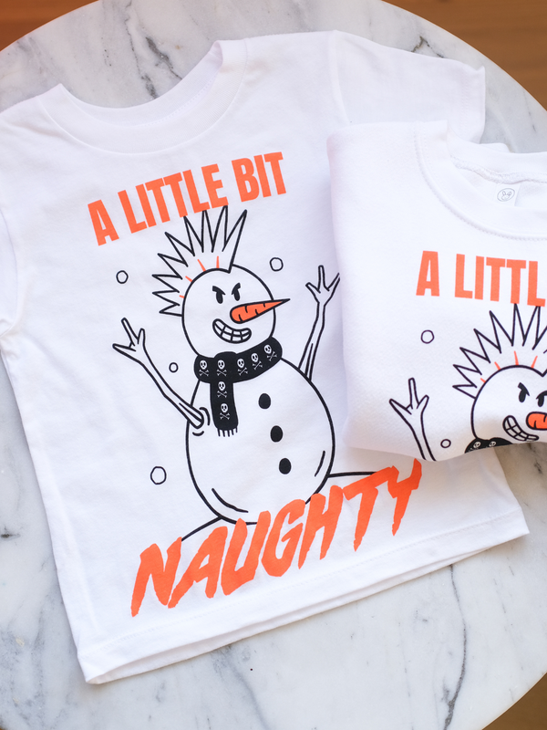 A Little Big Naughty | Graphic Tee-Tees-Ambitious Kids