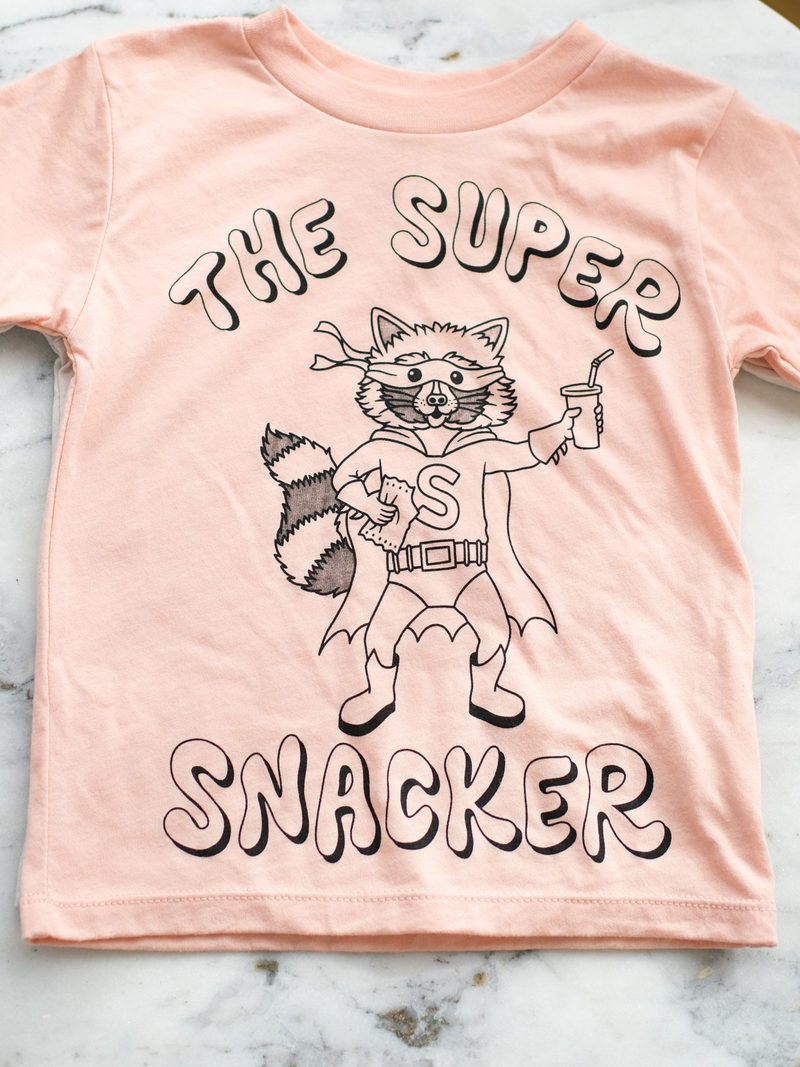 Super Snacker | Kids Graphic Tee-Tees-Ambitious Kids