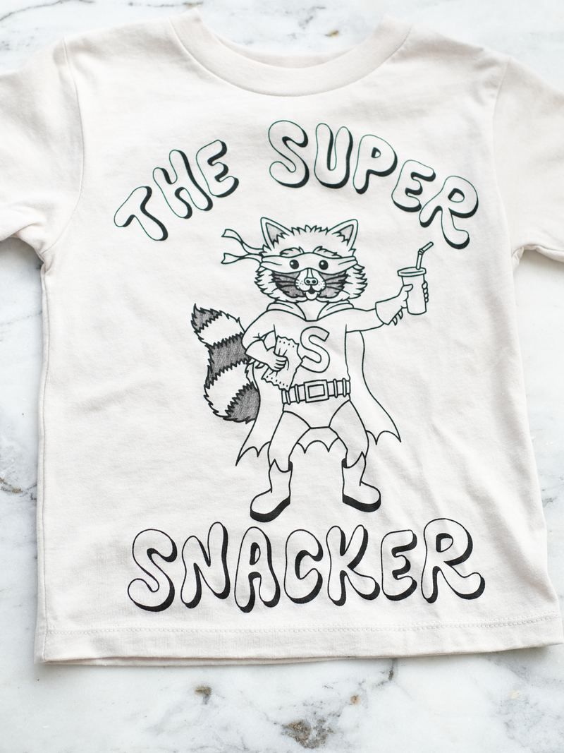 Super Snacker | Kids Graphic Tee-Tees-Ambitious Kids