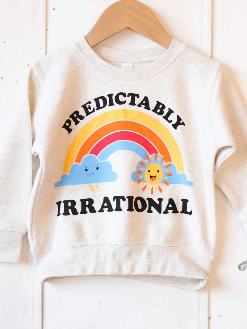 Predictably Irrational | Kids Graphic Sweatshirt-sweatshirt-Ambitious Kids