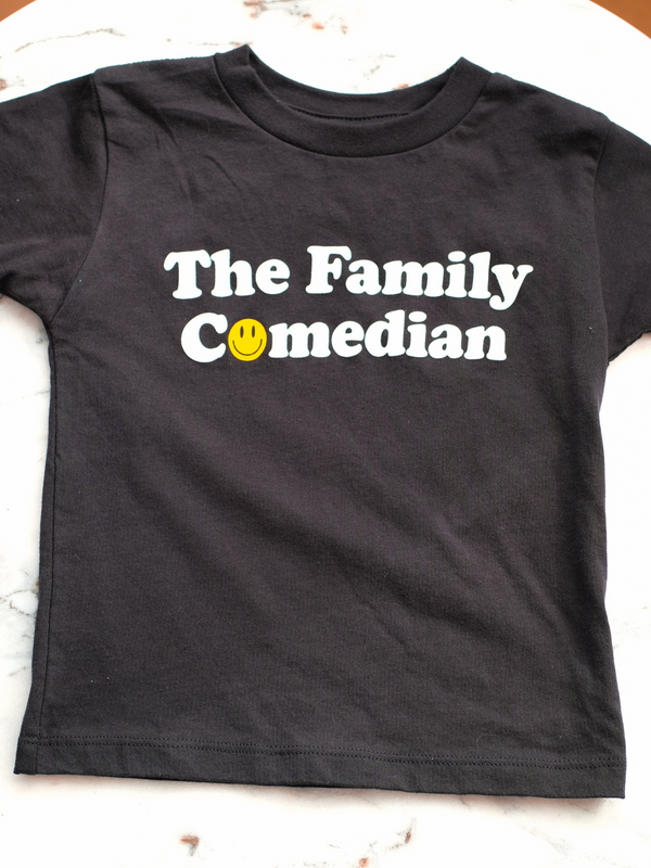 Family Comedian | Kids Graphic Tee-Tees-Ambitious Kids