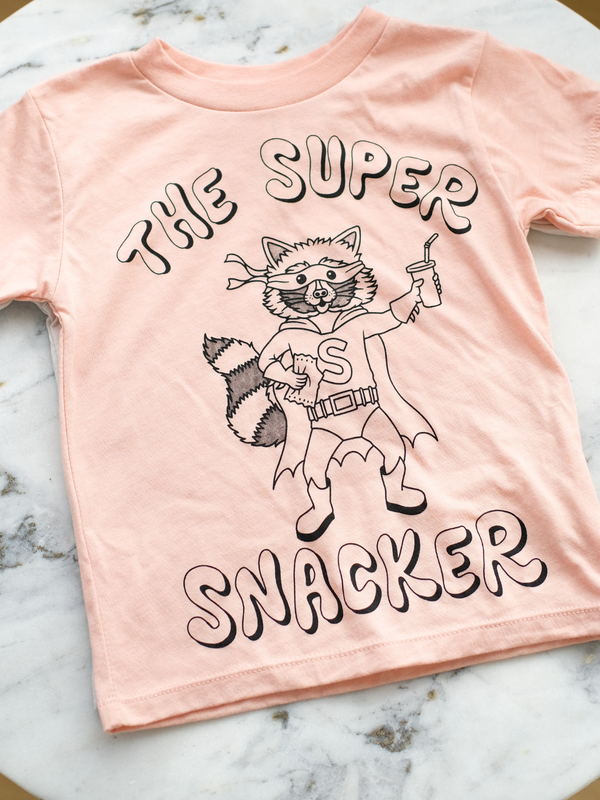 Super Snacker | Kids Graphic Tee-Tees-Ambitious Kids