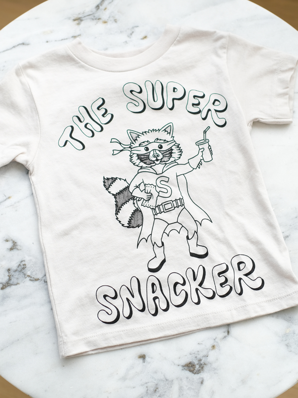 Super Snacker | Kids Graphic Tee-Tees-Ambitious Kids