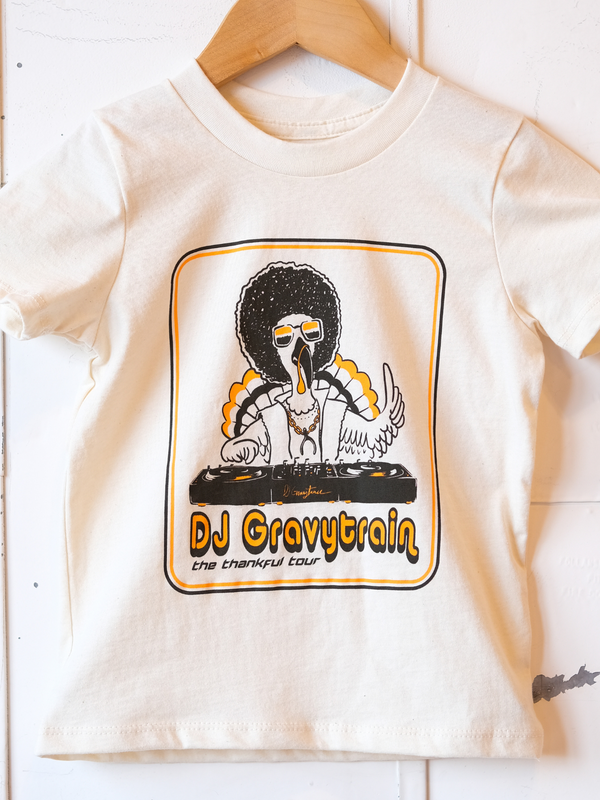 DJ Gravytrain | Kids Graphic Tee-Tees-Ambitious Kids