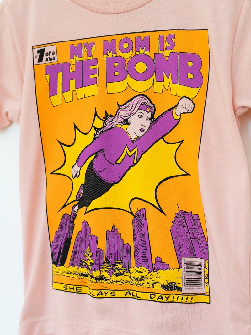 My Mom is the Bomb | Graphic Tee-Ambitious Kids