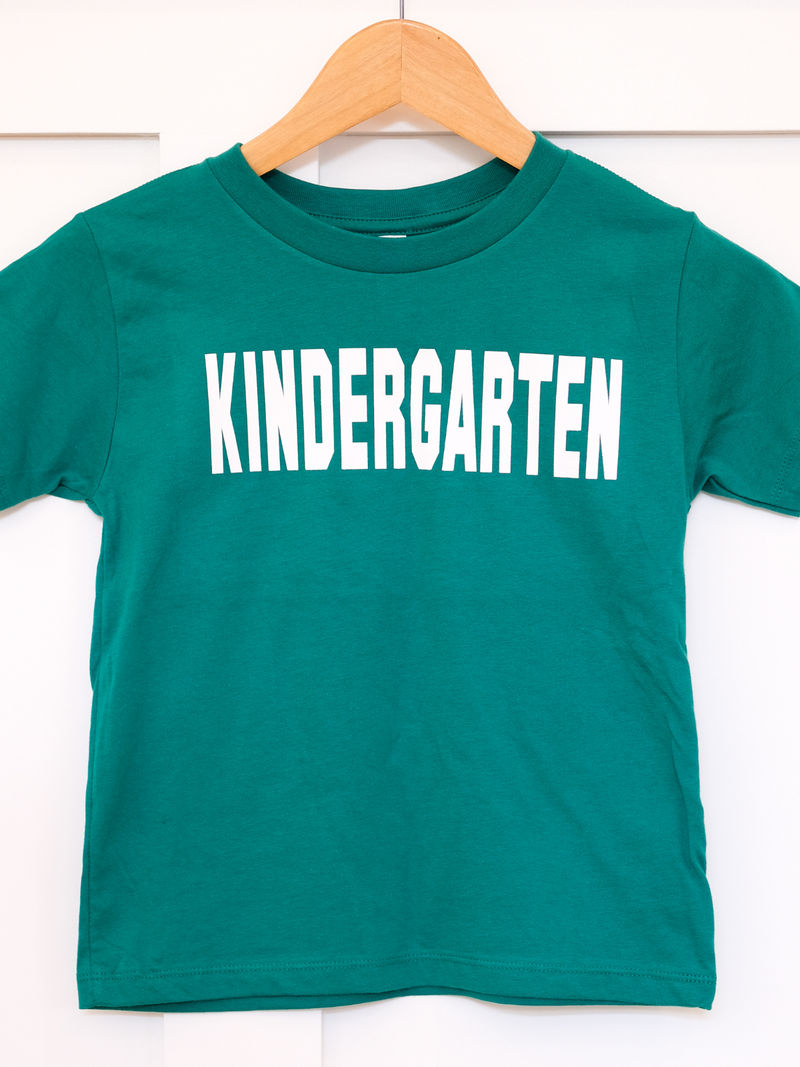 Kindergarten | Kids Tee - Graphic Sizes - YS Ambitious Kids 4T 