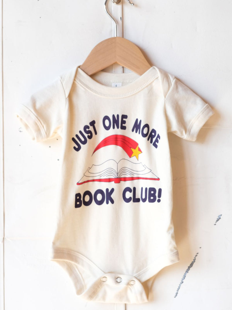 Just One More Book Club | Baby Onesie-Tees-Ambitious Kids
