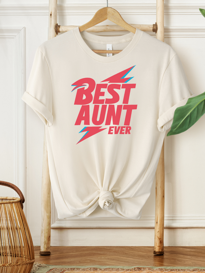 Best Aunt Ever | Women's Graphic Tee-Ambitious Kids