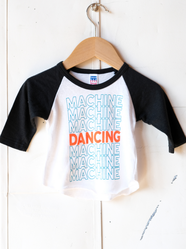 Dancing Machine | Baby Graphic Tee | Sizes 3M - 24M-3/4 Sleeve-Ambitious Kids