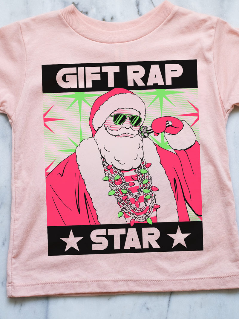 Gift Rap Star | Graphic Tee-Ambitious Kids