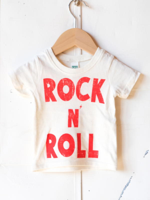 Rock N Roll | Baby Graphic Tee | Sizes 3M - 24M-Tees-Ambitious Kids
