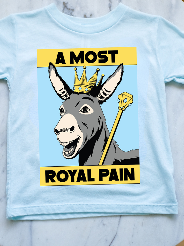 Royal Pain | Kids Graphic Tee-Tees-Ambitious Kids