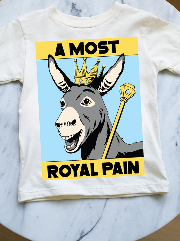 Royal Pain | Kids Graphic Tee-Tees-Ambitious Kids