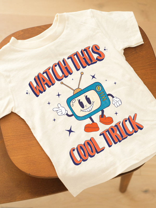 Watch This Cool Trick | Kids Graphic Tee-Ambitious Kids