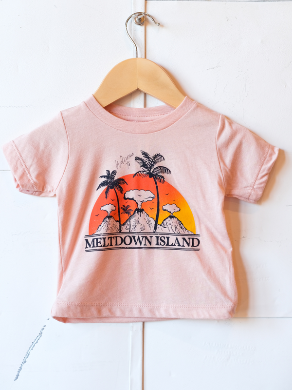 Meltdown Island | Baby Graphic Tee | Sizes 3M - 24M (NEW)-Tees-Ambitious Kids
