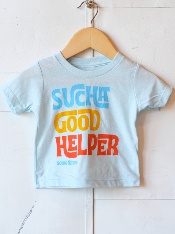 Sucha Good Helper | Baby Graphic Tee | Sizes 3M - 24M (New!)-Tees-Ambitious Kids