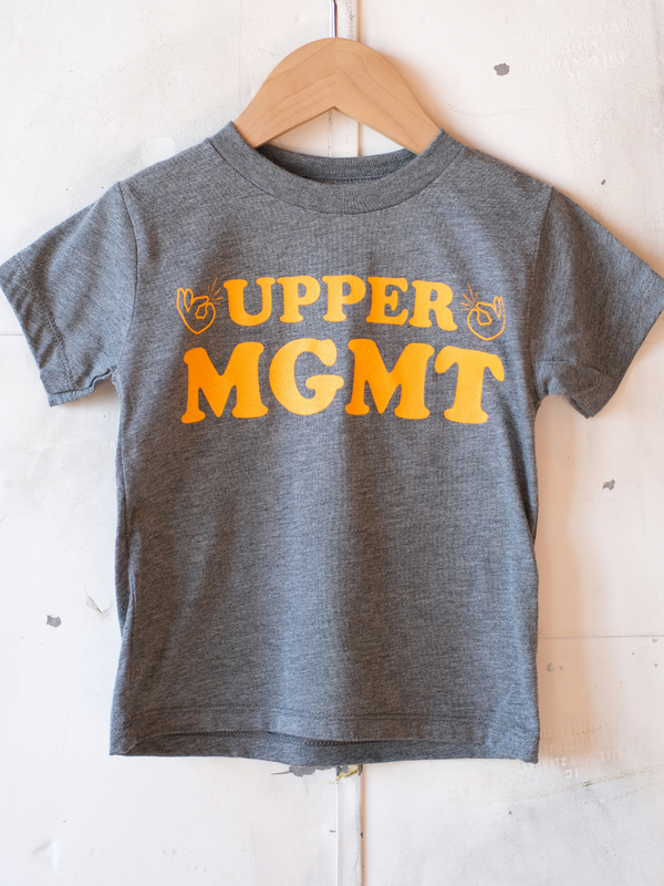 Upper Management |Kids Graphic Tee | Sizes 2T - YL (NEW!)-Tees-Ambitious Kids
