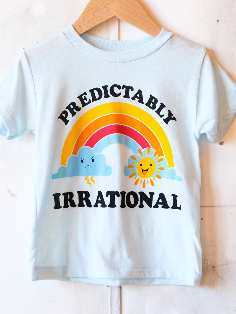 Predictably Irrational | Kids Graphic Tee | Sizes 2T - YL (New Color!)-Tees-Ambitious Kids