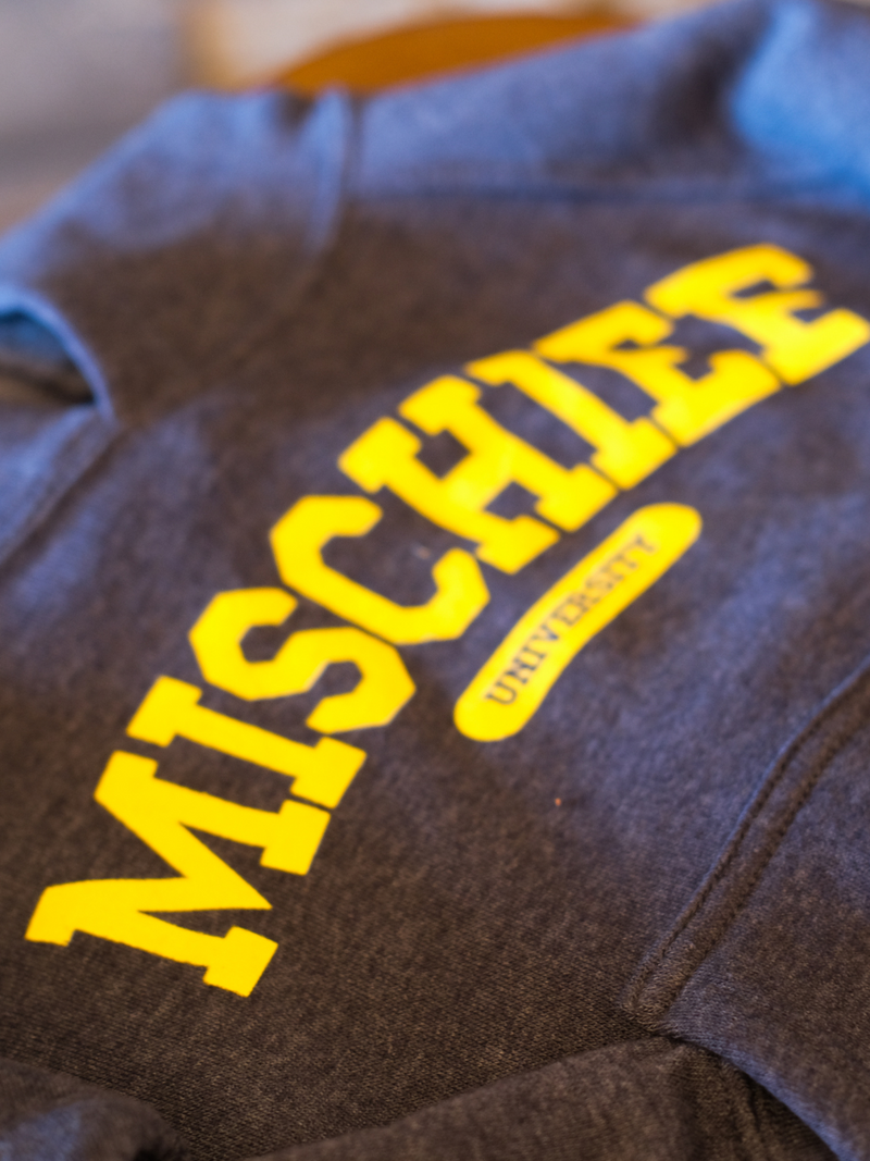 Mischief University | Hoodie | Sizes 2T - YS (NEW!)-hoodies-Ambitious Kids