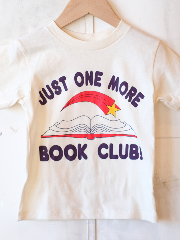 Just One More Book Club | Kids Graphic Tee | Sizes 2T - YL (NEW!)-Tees-Ambitious Kids