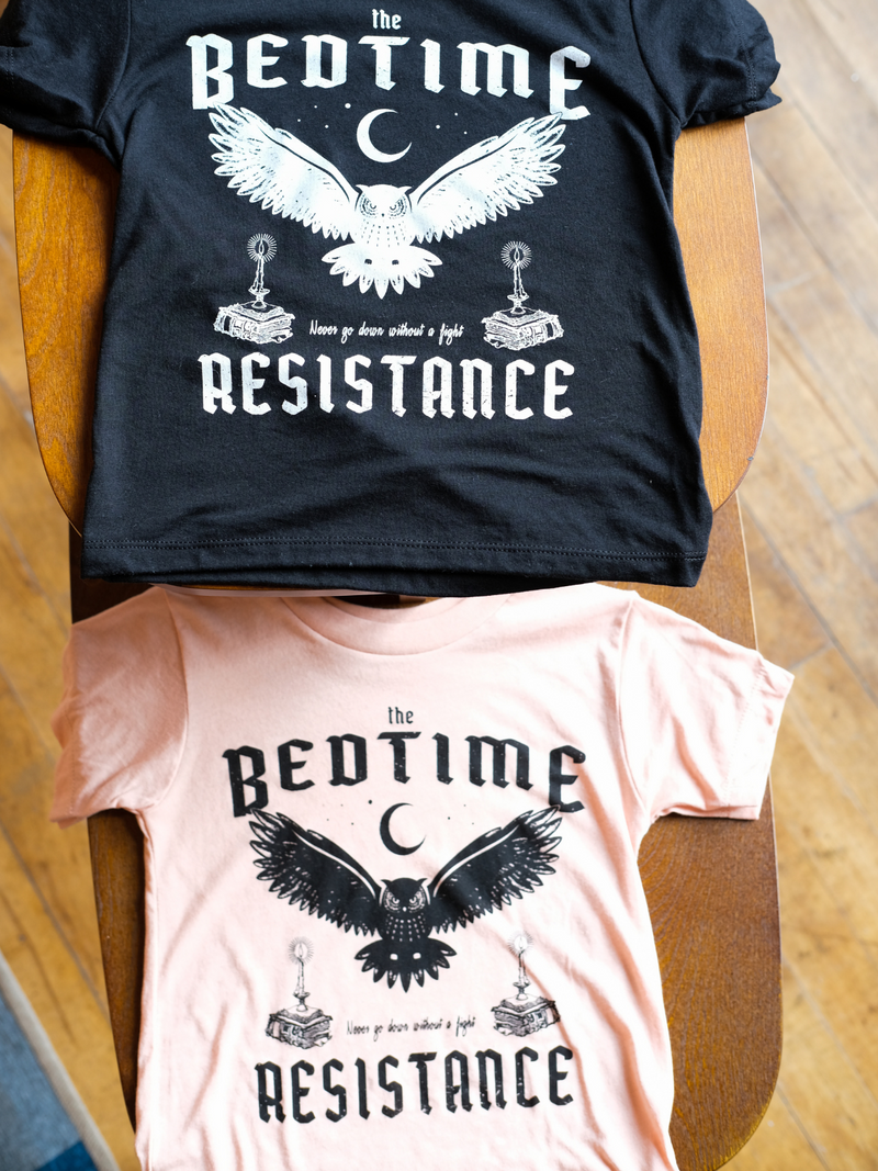 Bedtime Resistance | Kids Graphic Tee-Tees-Ambitious Kids