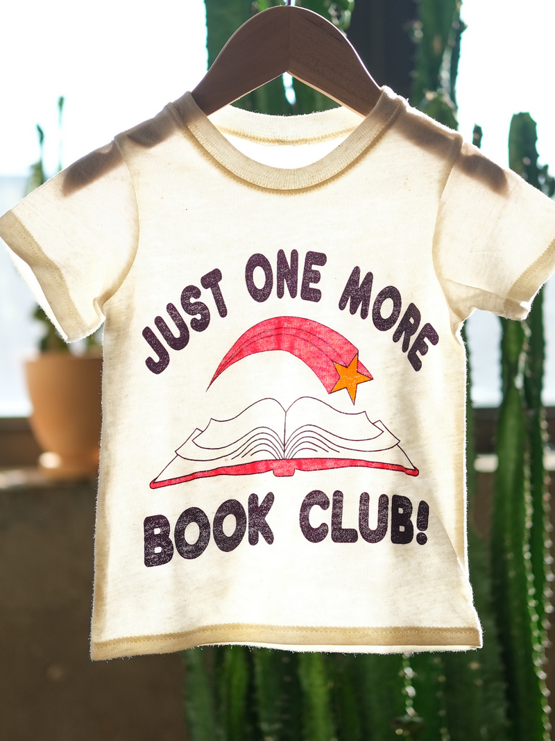 Just One More Book Club | Kids Graphic Tee | Sizes 2T - YL (NEW!)-Tees-Ambitious Kids