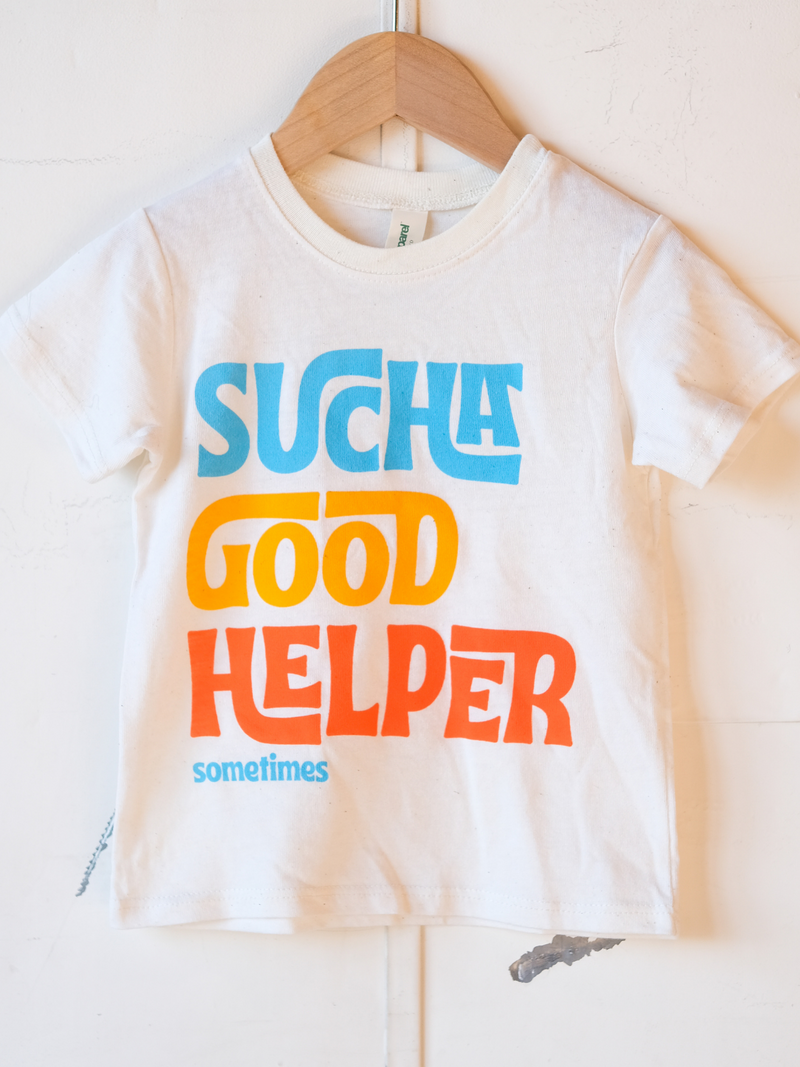 Sucha Good Helper | Kids Graphic Tee | Sizes 2T - YL-Tees-Ambitious Kids